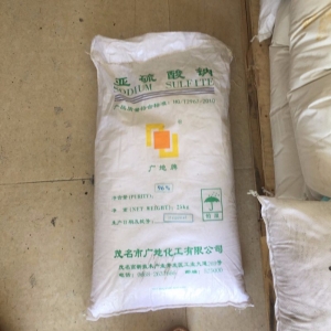 亞硫酸鈉，Na2SO3