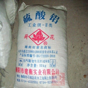 硫酸鋁，Al2(SO4)3